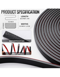 Kit de Rejillas para Ventanas KQYSLXG 9m PVC Negro 2