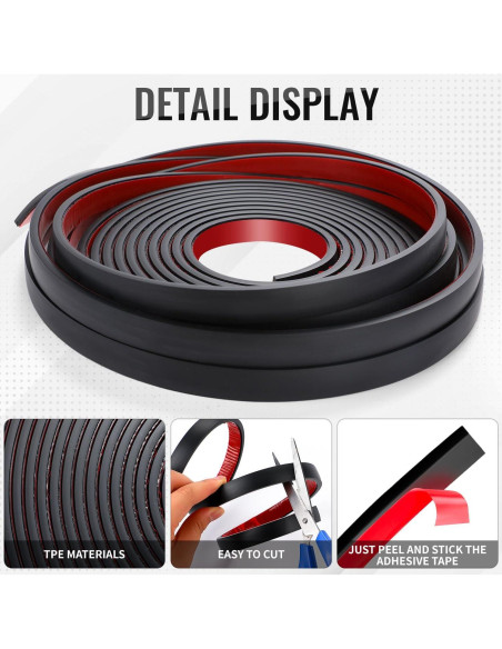 Kit de Rejillas para Ventanas KQYSLXG 9m PVC Negro