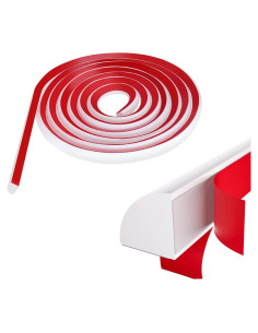 Moldura Cuarterona Flexible DREIKANTER 299.72 cm Blanca