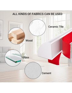 Moldura Cuarterona Flexible DREIKANTER 299.72 cm Blanca 2