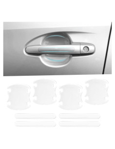 Protector de Manija de Puerta de Auto Meorain 8PCS Transparente