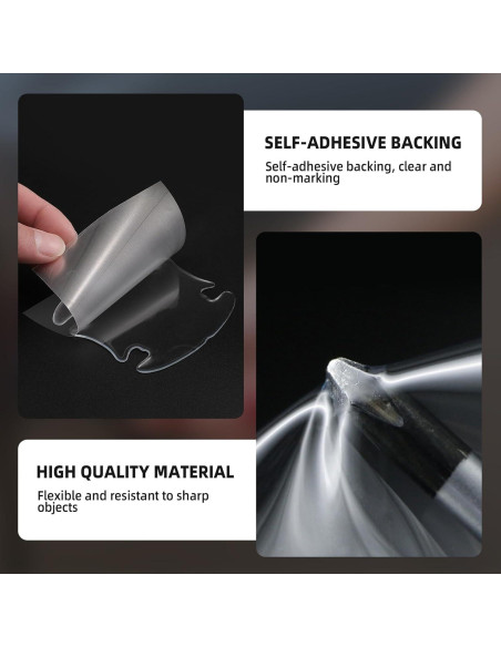 Protector de Manija de Puerta de Auto Meorain 8PCS Transparente