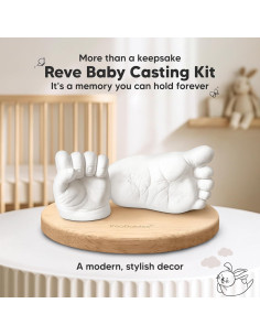 Kit de Moldeo de Manos y Pies KeaBabies - Recuerdo 3D Bebés 2