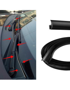 Tira de Sellado de Goma para Parabrisas WINUERK 1.7m Universal 2