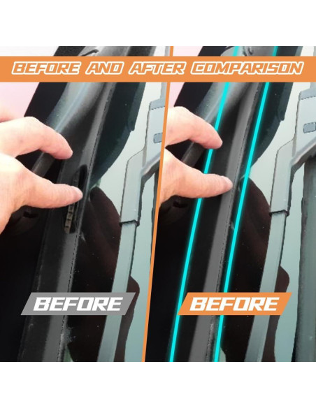 Tira de Sellado de Goma para Parabrisas WINUERK 1.7m Universal