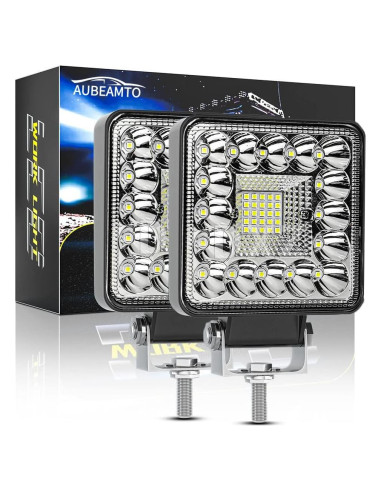 Luces de Trabajo LED 4" AUBEAMTO 123W 24000LM IP65 2Pack
