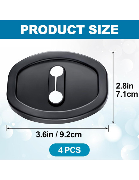 Cubiertas Protectores de Pestillo de Puerta VARMDUKKE 4PCS Silicona