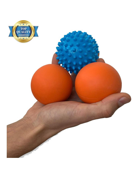 Juego de Pelotas de Masaje Limm - Espinosa y Lacrosse - Alivio Dolor Juego de Pelotas de Masaje Limm - Espinosa y Lacrosse - Alivio Dolor