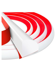 Moldura de Esquina Redonda 99 cm Silicona Flexible Xbaiyanr