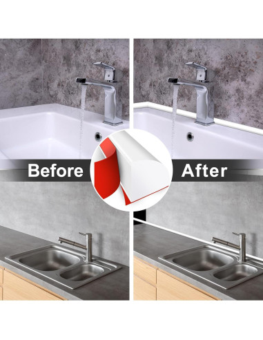 Moldura de Esquina Redonda 99 cm Silicona Flexible Xbaiyanr