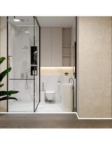 Moldura de Esquina Redonda 99 cm Silicona Flexible Xbaiyanr