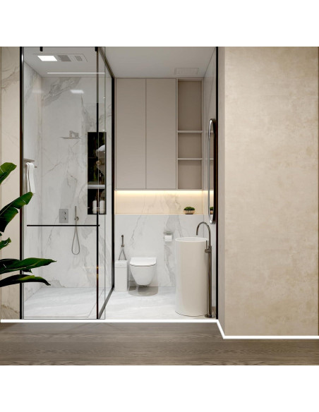 Moldura de Esquina Redonda 99 cm Silicona Flexible Xbaiyanr