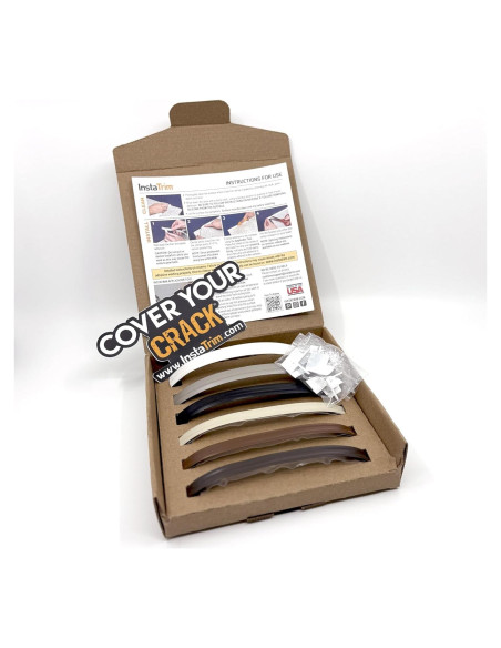 InstaTrim Kit de Muestra Calafateo Adhesivo 7" (17.78 cm) 5 Colores