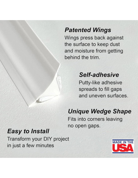 InstaTrim Kit de Muestra Calafateo Adhesivo 7" (17.78 cm) 5 Colores