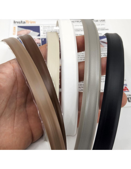 InstaTrim Kit de Muestra Calafateo Adhesivo 7" (17.78 cm) 5 Colores