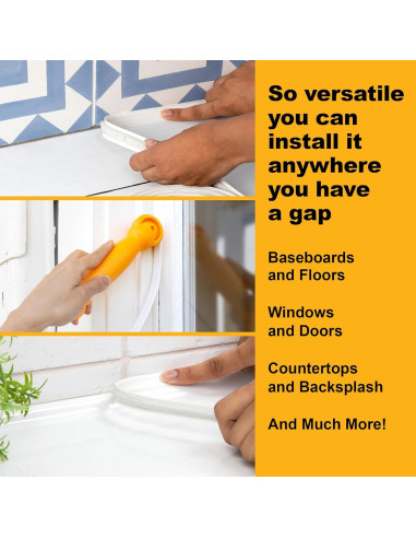 InstaTrim Kit de Muestra Calafateo Adhesivo 7" (17.78 cm) 5 Colores