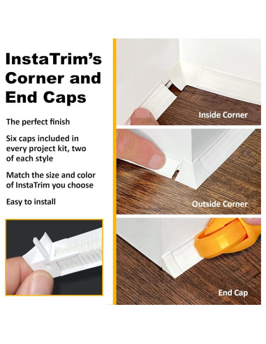 InstaTrim Kit de Muestra Calafateo Adhesivo 7" (17.78 cm) 5 Colores