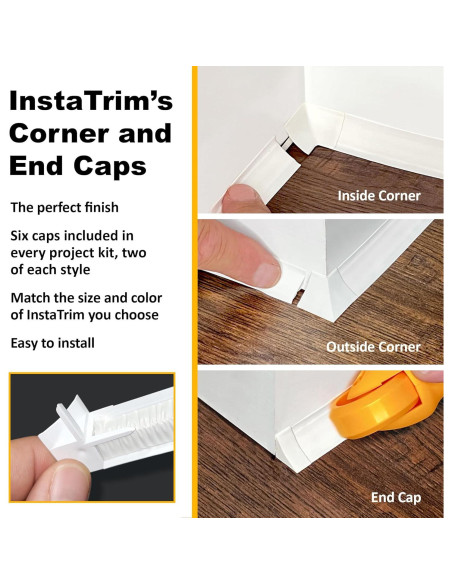 InstaTrim Kit de Muestra Calafateo Adhesivo 7" (17.78 cm) 5 Colores