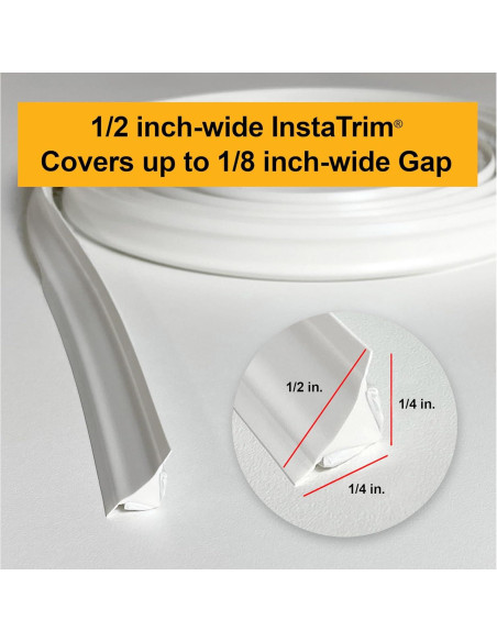 InstaTrim Kit de Muestra Calafateo Adhesivo 7" (17.78 cm) 5 Colores