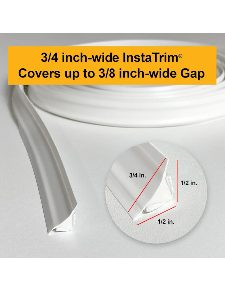 InstaTrim Kit de Muestra Calafateo Adhesivo 7" (17.78 cm) 5 Colores