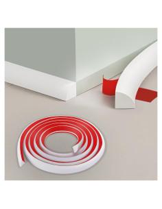 Moldura Flexible Autoadhesiva Vivikivi 401.3 cm Blanca