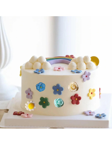 Set de 4 Moldes de Silicona para Fondant MIYAHOUSE