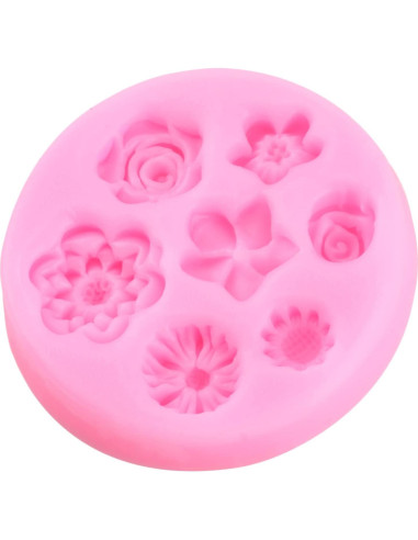 Set de 4 Moldes de Silicona para Fondant MIYAHOUSE