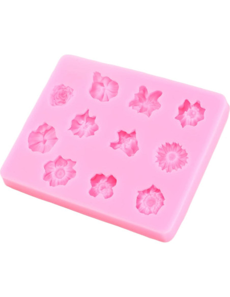 Set de 4 Moldes de Silicona para Fondant MIYAHOUSE