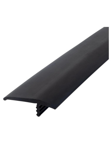 Moldura T Flexible Polietileno Outwater 3.66 m Negro