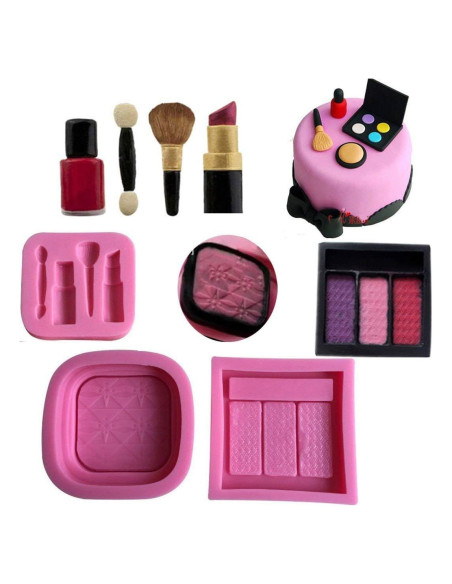 Juego de moldes de silicona Anyana para decoración de pasteles