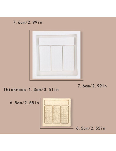 Juego de moldes de silicona Anyana para decoración de pasteles