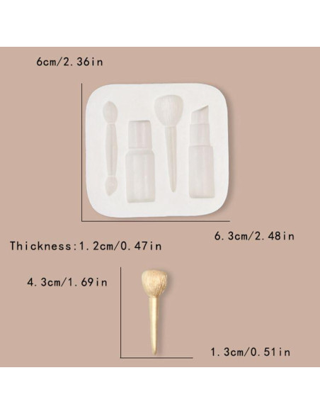 Juego de moldes de silicona Anyana para decoración de pasteles