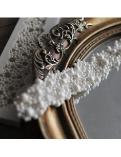 Molde de Silicona para Fondant Anyana - Perlas Redondas 21x5 cm 2