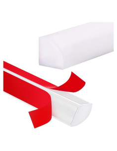 Moldura Flexible Autoadhesiva CRASPIRE 1m Blanca para Ducha