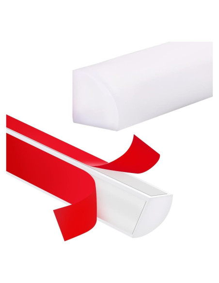 Moldura Flexible Autoadhesiva CRASPIRE 1m Blanca para Ducha