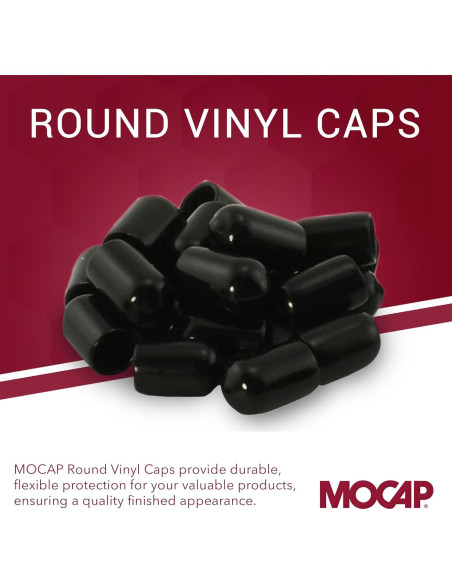 Tapas de Vinilo Redondas MOCAP 0.68 kg 106 Unidades