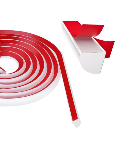 Moldura Cuarterona Flexible Autoadhesiva Xiyingcai 3m Blanco