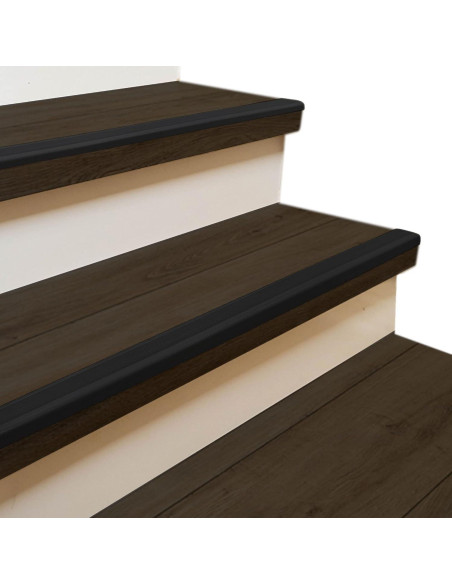 Protector de Borde de Escalera Caucho Rubber Bond 5 Piezas 91x5x2.5cm