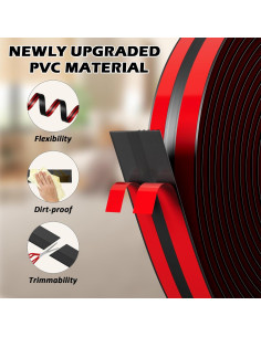 Bisel de Escalera Antideslizante Pluden 12.19 m Negro 2