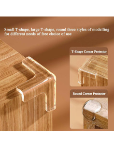 Protectores de esquinas para bebés JinRui-T 15 PCS Silicona 2