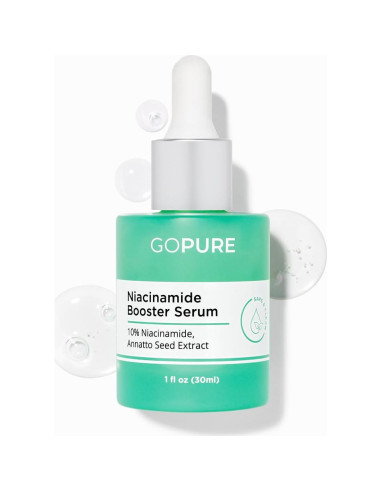 Suero Booster de Niacinamida goPure 10% 29.57 ml - Hidratante y Calmante