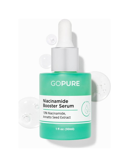 Suero Booster de Niacinamida goPure 10% 29.57 ml - Hidratante y Calmante