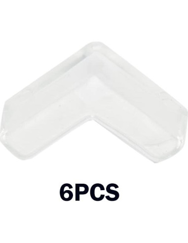 Protectores de Esquinas Transparentes PVC BdiliUSA 6 Piezas