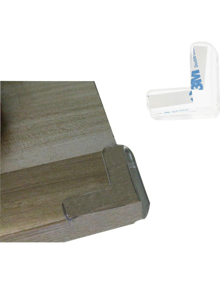 Protectores de Esquinas Transparentes PVC BdiliUSA 6 Piezas