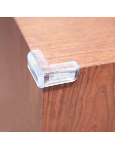 Protectores de Esquinas Transparentes PVC BdiliUSA 6 Piezas