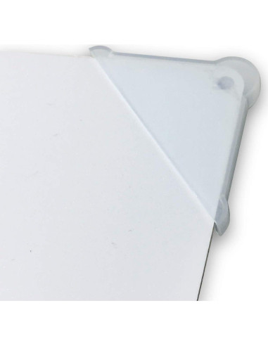 Protectores de Esquina Triples Ebamaz 50PCS 4x37mm Plástico Blanco