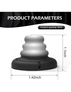 Amortiguador de Puerta de Coche Arwrilt 2 PCS con LED 2