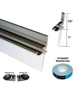 Riel de Goteo Gordon Glass con Barrido de Vinilo 81.28 cm 2