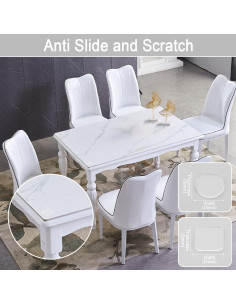 Almohadillas Antideslizantes Maylanny para Mesa de Vidrio 20 PCS 2