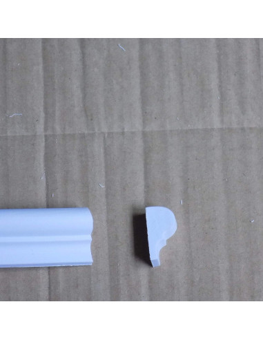 Moldura Flexible de PVC Zhangbl 2.2cm Ancho x 1.2cm Grosor